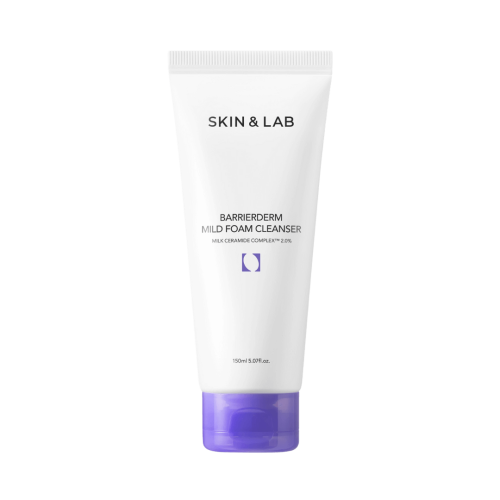 М’яка пінка для очищення шкіри з рН 5,5 SKIN&LAB Barrierderm Mild Foam Cleanser 150мл
