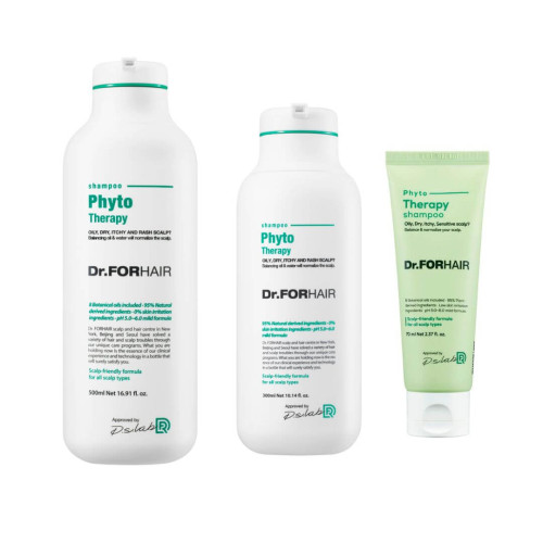 Фітотерапевтичний шампунь для чутливої шкіри голови Dr.FORHAIR Phyto Therapy Shampoo 70мл